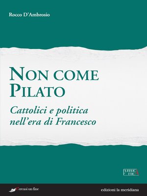 cover image of Non come Pilato